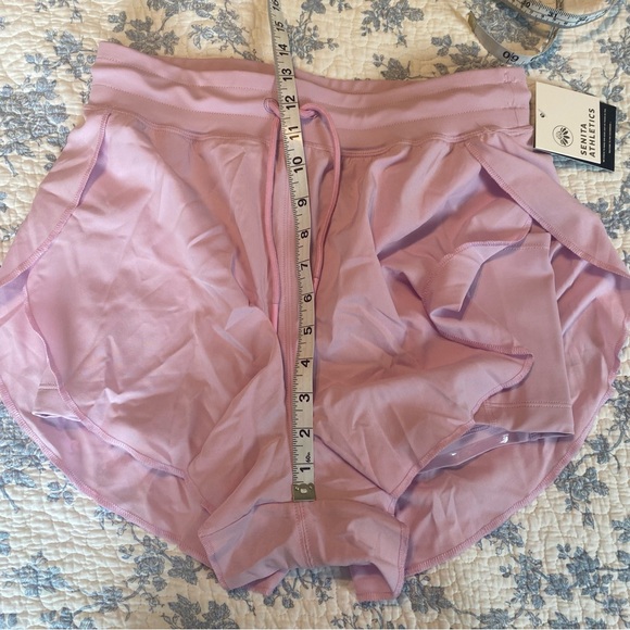 Senita Athletics High-Rise Split Short with Bike Short Pink Purple Size Small - Picture 7 of 10